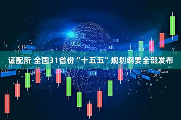 证配所 全国31省份“十五五”规划纲要全部发布
